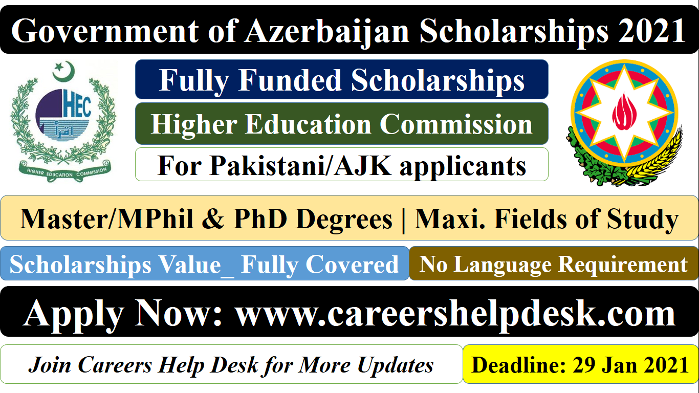 Azerbaijan Government Scholarship 2021 for Pakistani Students (Fully