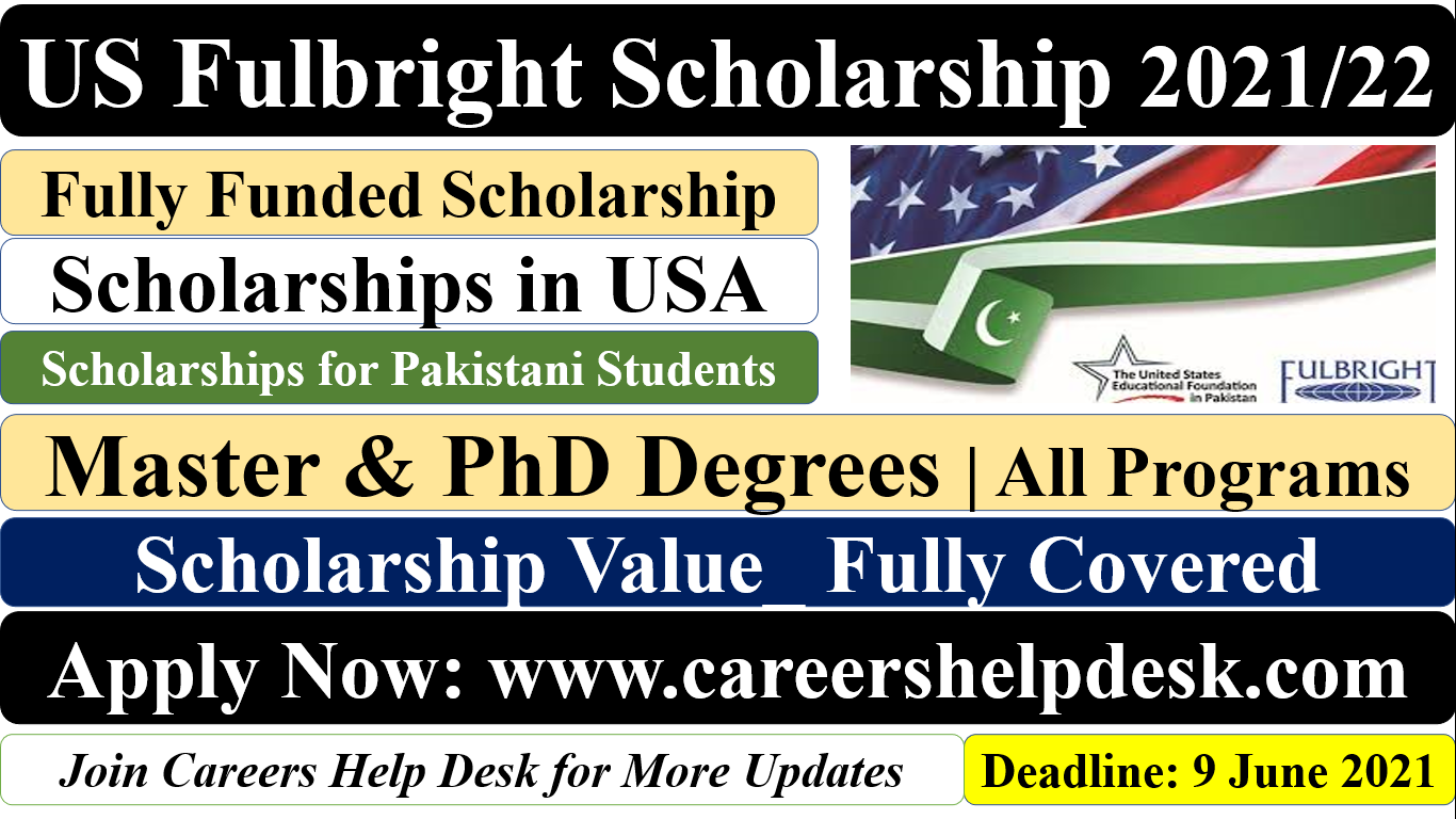 phd scholarships in usa for pakistani students