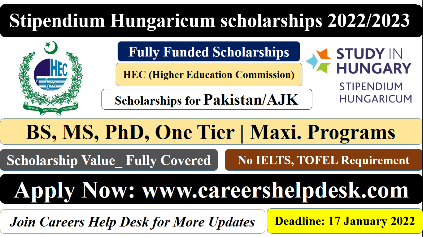 Stipendium Hungaricum scholarships for Pakistani Students