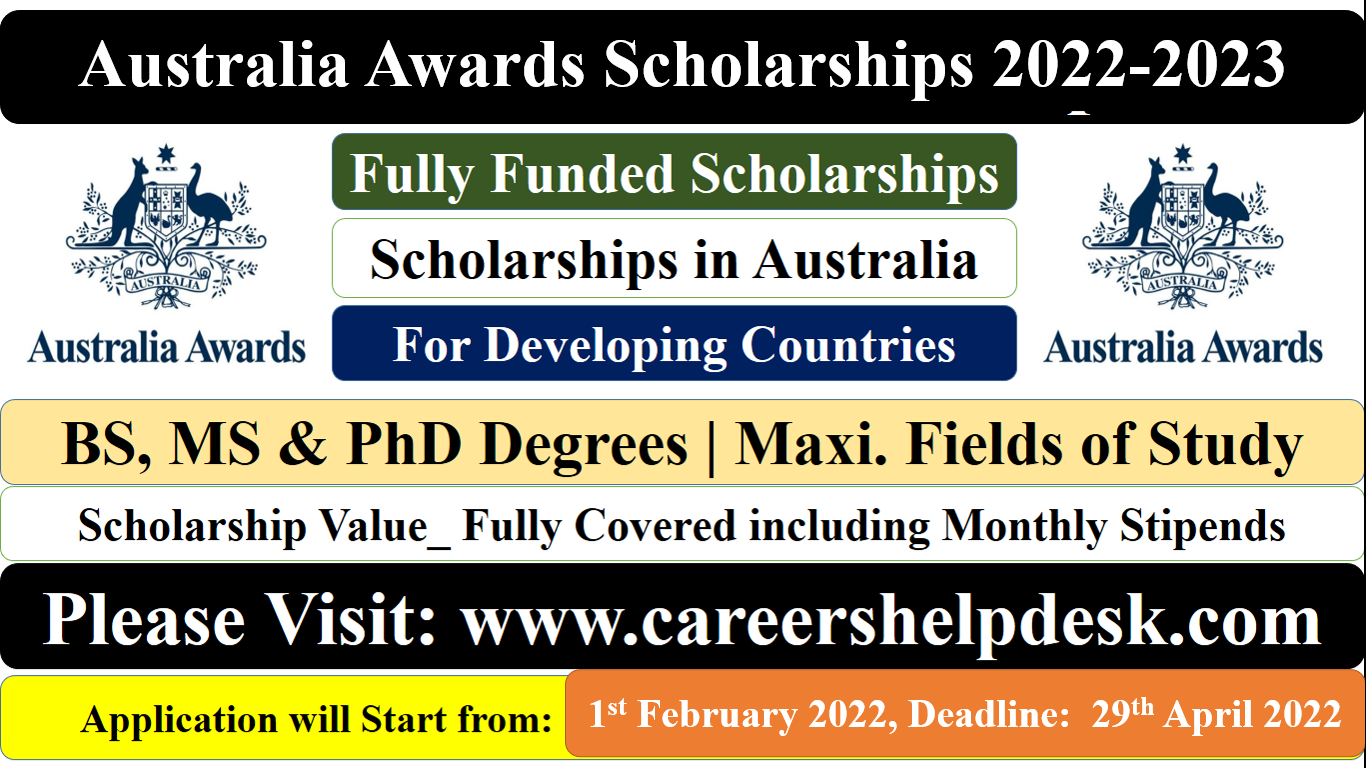 Australian Government Scholarships 2022- 2023 | Australia Awards (Fully  Funded)