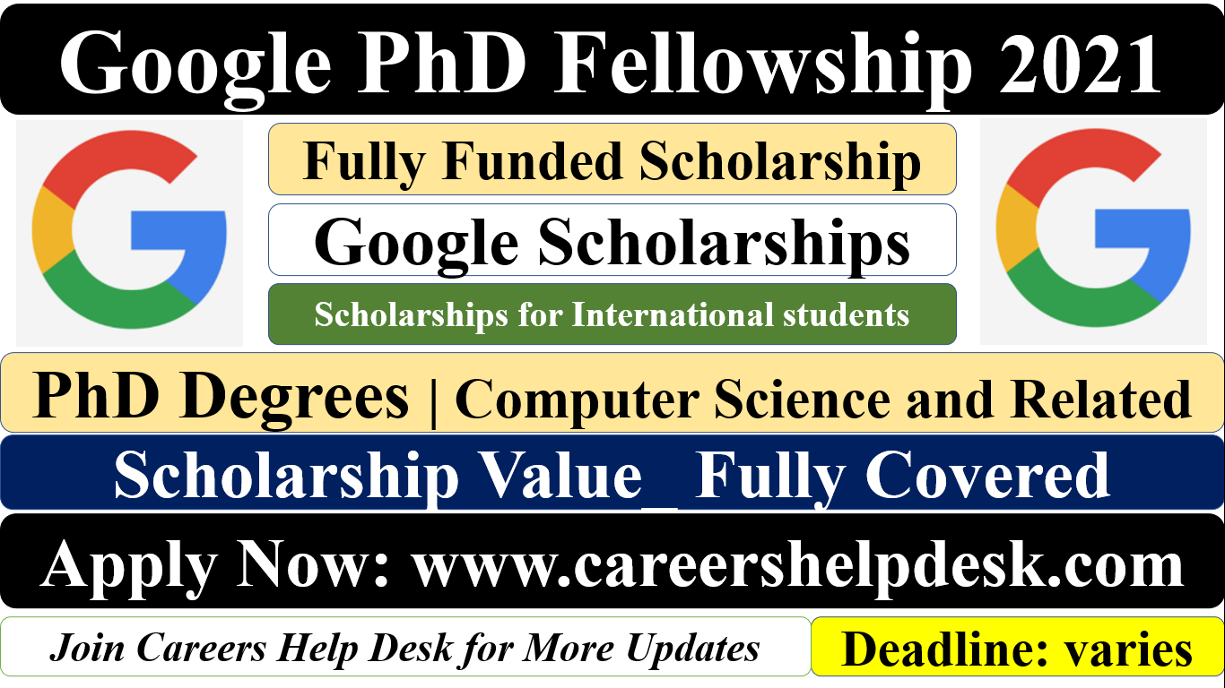 google phd fellowship eligibility
