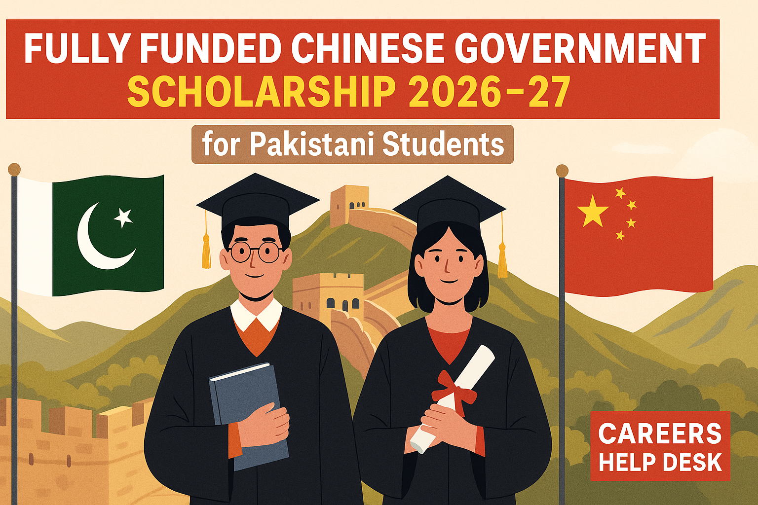 CSC Scholarship in Chia for Pakistan