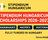 Stipendium Hungaricum Scholarships 2026–27 | Study in Hungary (Fully Funded)
