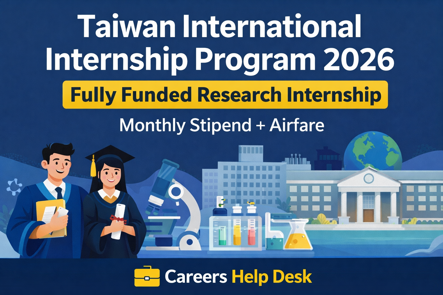 Fully Funded Research Internship in Taiwan
