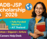 ADB-JSP Scholarship at AIT 2026 | Fully Funded Master’s Scholarships in Thailand