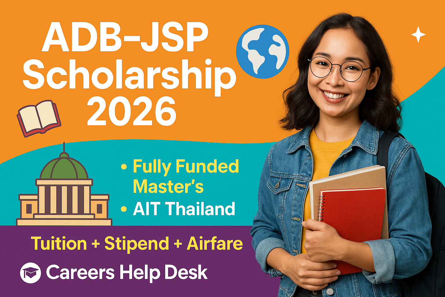 AIT ADB JSP Scholarship in Thailand 2026