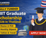 SIIT Graduate Scholarship Program 2026 | Fully Funded Scholarships in Thailand