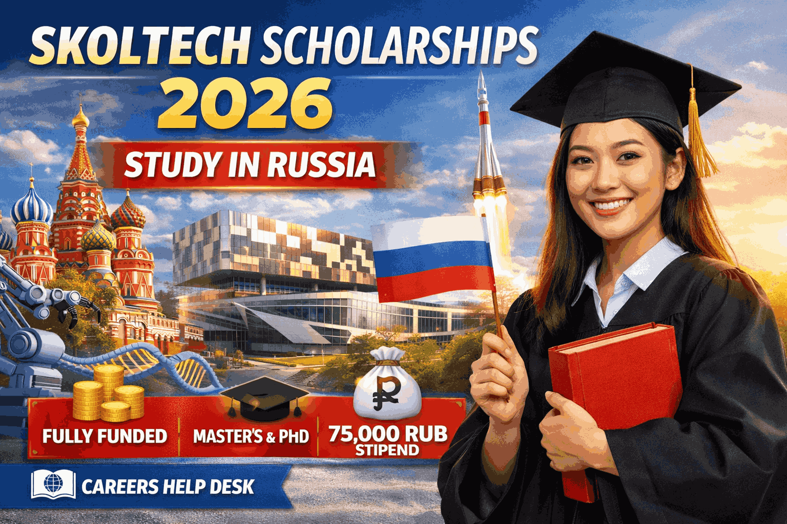 Skoltech University Russia Scholarship in Europe 2026