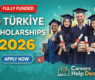 Türkiye Scholarships 2026 | Fully Funded Scholarships to Study in Turkey