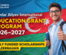Heydar Aliyev International Education Grant | Azerbaijan Government Scholarship 2026