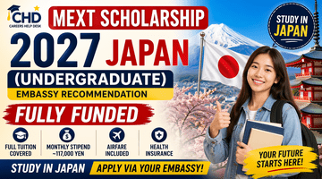 MEXT Scholarship 2027 Japan fully funded undergraduate program for international students with tuition, stipend, airfare and embassy recommendation application