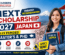 MEXT Scholarship 2027 Japan (Embassy Recommendation) | Fully Funded Master’s & PhD