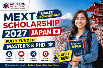 Fully funded MEXT Scholarship 2027 in Japan for Master’s and PhD students with stipend tuition waiver and embassy application route