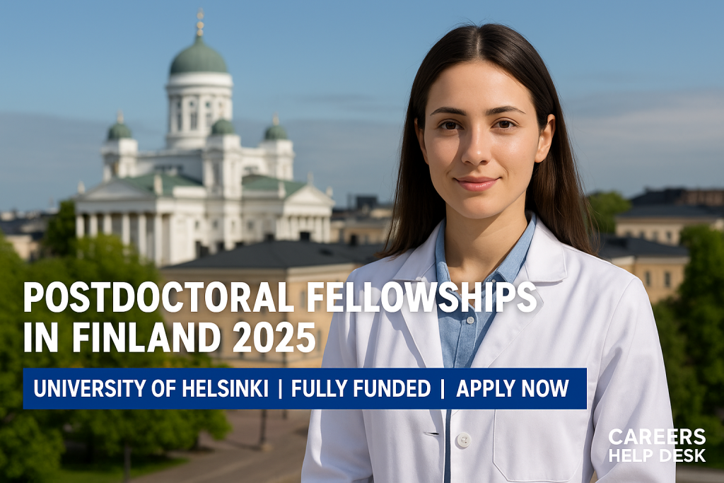 Postdoctoral Fellowships In Finland 2025 University Of Helsinki Postdoctoral Fellowships In Finland 2025 University Of Helsinki