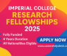 Imperial Research Fellowship 2026 UK (£57,472 Salary + £45,000 Grant, Fully Funded Research)