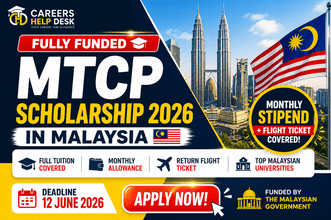 MTCP Scholarship 2026 Malaysia fully funded master scholarship application timeline