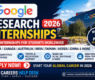 Google Research Internships 2026 (Paid Internships in USA, Canada, Australia & More)