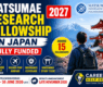 Matsumae Research Fellowship 2027 in Japan (Fully Funded) | ¥220,000 Monthly Allowance