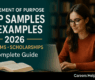 Statement of Purpose (SOP) Samples & Examples for PhD, MS & Scholarships | Complete Guide
