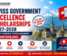 Swiss Government Excellence Scholarships 2027–2028 | Fully Funded Scholarships in Switzerland