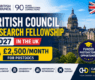British Council Research Fellowship 2027 | £2,500/Month for Postdocs in the UK