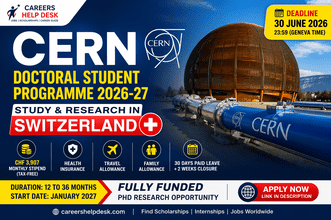 CERN Doctoral Student Programme 2026–2027 in Switzerland with CHF 3907 monthly stipend fully funded PhD research opportunity at CERN Geneva