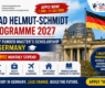 DAAD Helmut-Schmidt Programme 2027 in Germany (Fully Funded) | €992 Monthly Scholarship