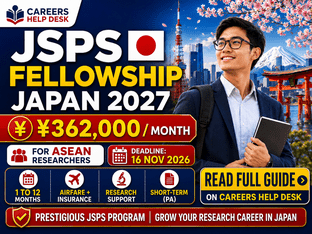 JSPS Fellowship Japan 2027 for ASEAN researchers with ¥362,000 monthly stipend, airfare, insurance and 16 November 2026 deadline
