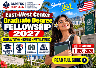 East-West Center Graduate Degree Fellowship 2027 at University of Hawai‘i at Mānoa with tuition, housing and partial stipend