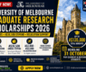 University of Melbourne Graduate Research Scholarships 2026: Full Fees and A$39,500 Stipend