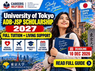 University of Tokyo ADB-JSP Scholarship 2027 for international master’s students in Japan with full tuition and living support