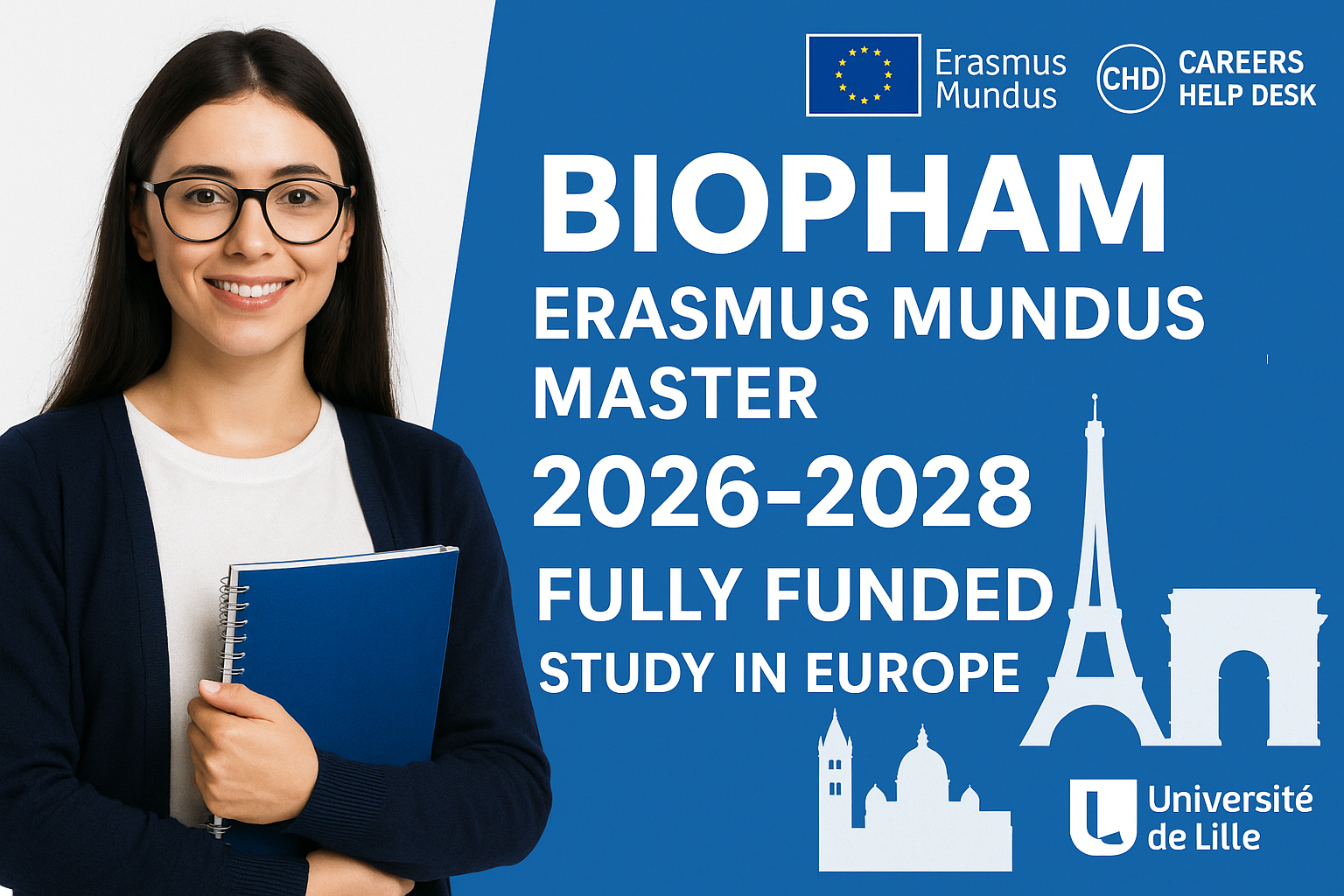 BIOPHAM Erasmus Mundus Scholarship 2026