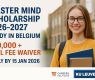 Fully Funded Master Mind Scholarship 2026 in Belgium | Study in Europe