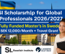 SI Scholarships for Global Professionals 2026 | Fully Funded Scholarship in Sweden