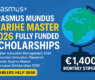 Erasmus Mundus MARIHE Master’s 2026 | Fully Funded | Study in Europe & Asia