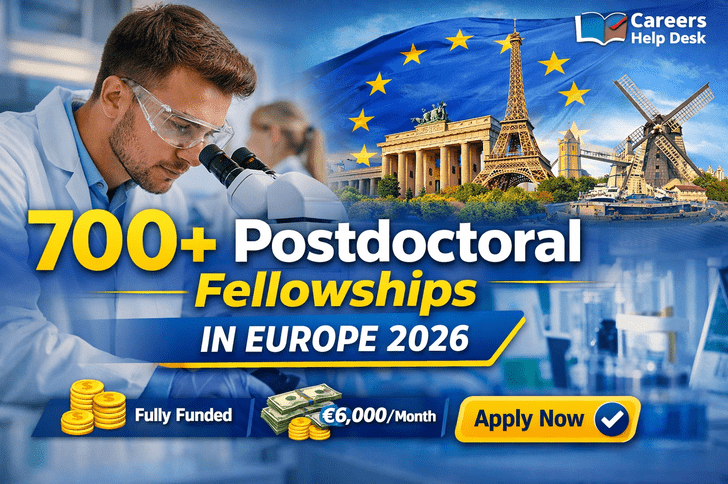 Postdoctoral Fellowships and Research positions in Europe