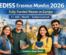 EDISS Erasmus Mundus Joint Master Scholarship 2026 | Fully Funded Master’s in Europe
