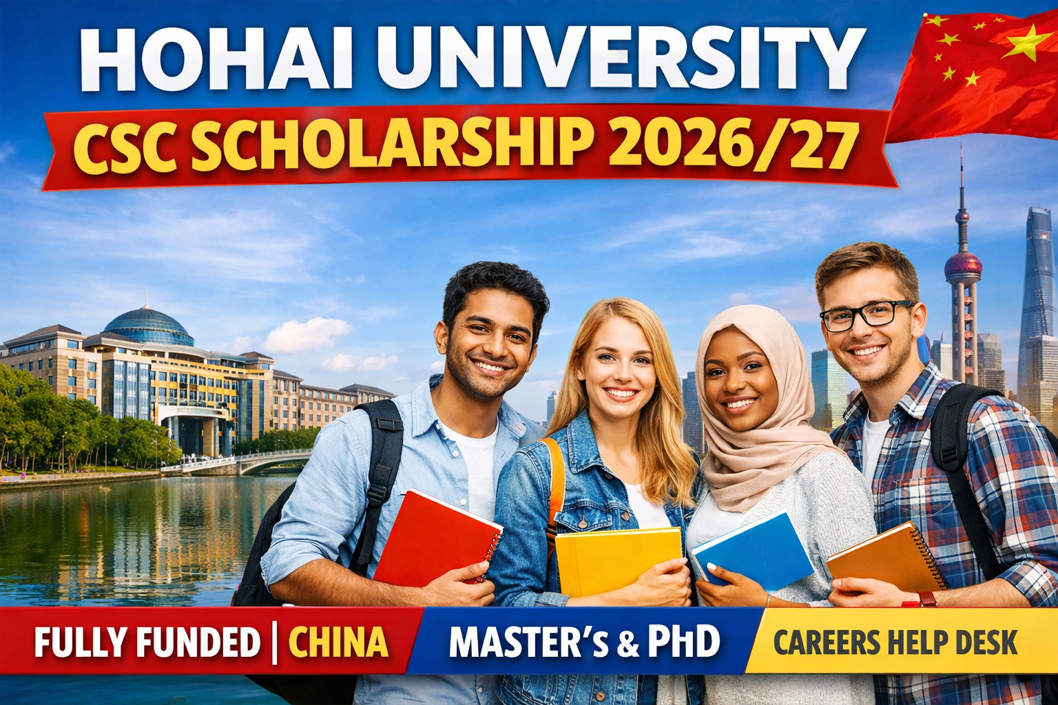 Hohai University CSC Scholarships in China 2026