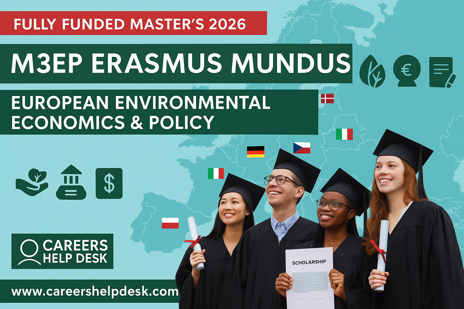 M3EP Erasmus Mundus Master Scholarship in Europe