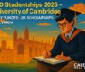 University of Cambridge PhD Studentships 2026 | Fully Funded Scholarships in the UK