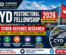 CYD Postdoctoral Fellowship 2026 in Switzerland | Funded Cyber-Defence Research