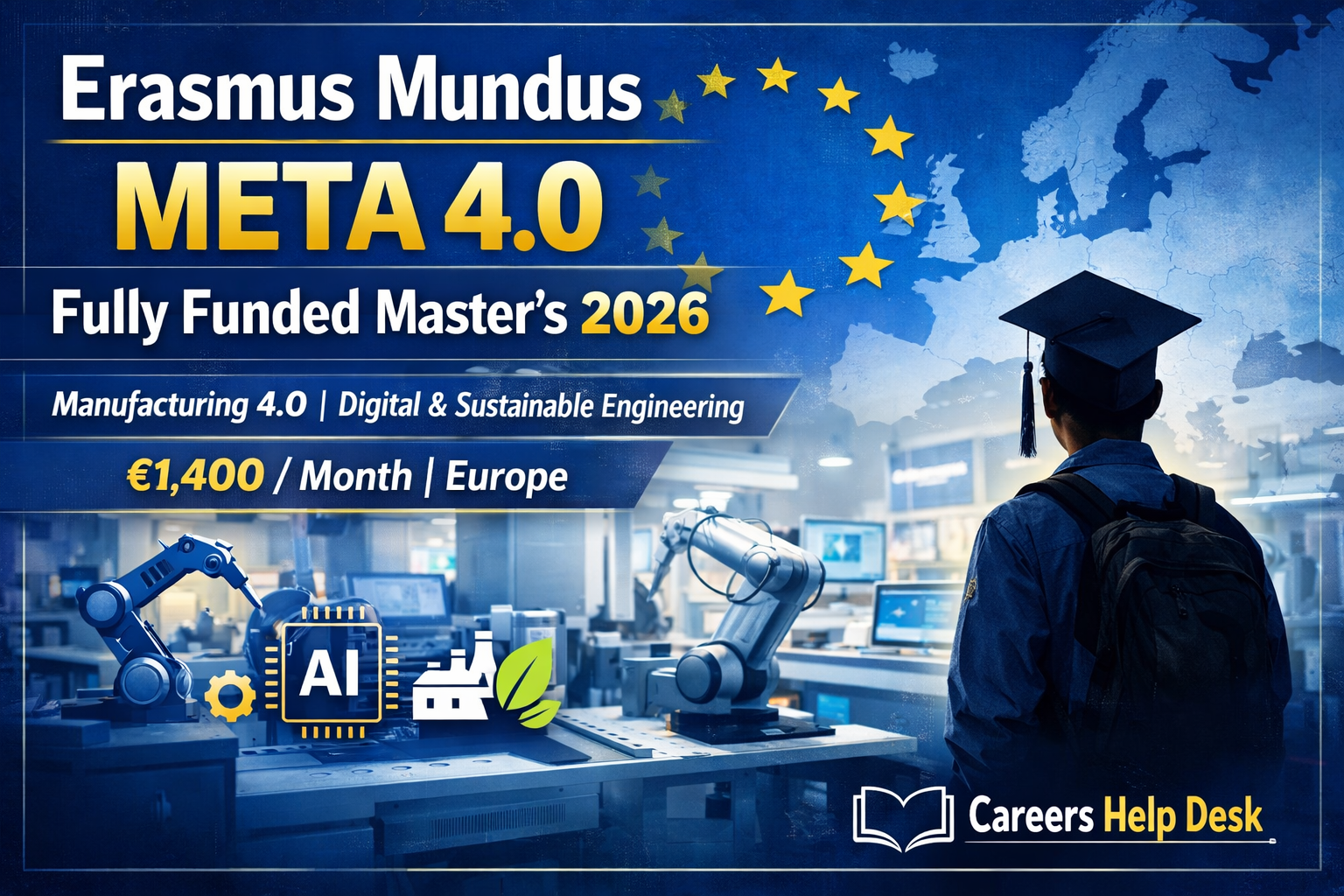 META 4.0 Eramus Mundus Scholarship Abroad to Study in Europe