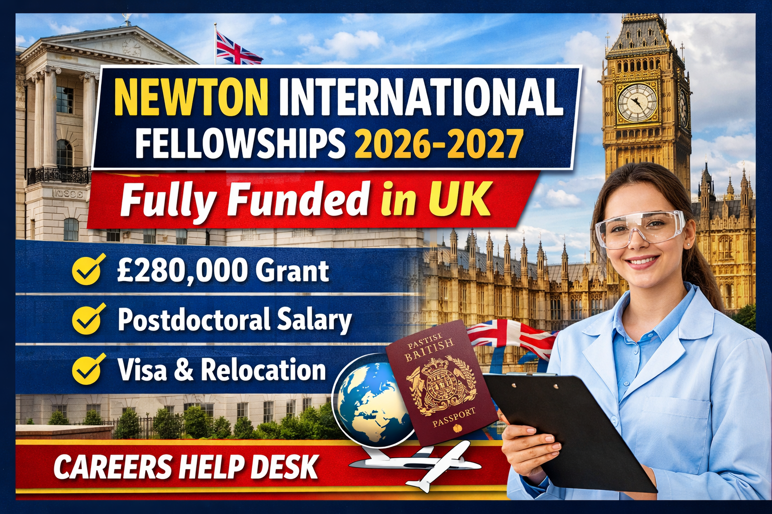 Newton International Fellowships 2026