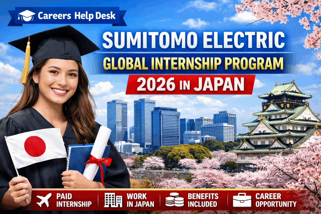 Sumitomo Electric Global Internship Program 2026 in Japan (Paid ...