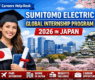 Sumitomo Electric Global Internship Program 2026 in Japan (Paid International Internship)