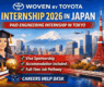 Woven by Toyota Internship 2026 in Japan | Paid Engineering Internship in Tokyo