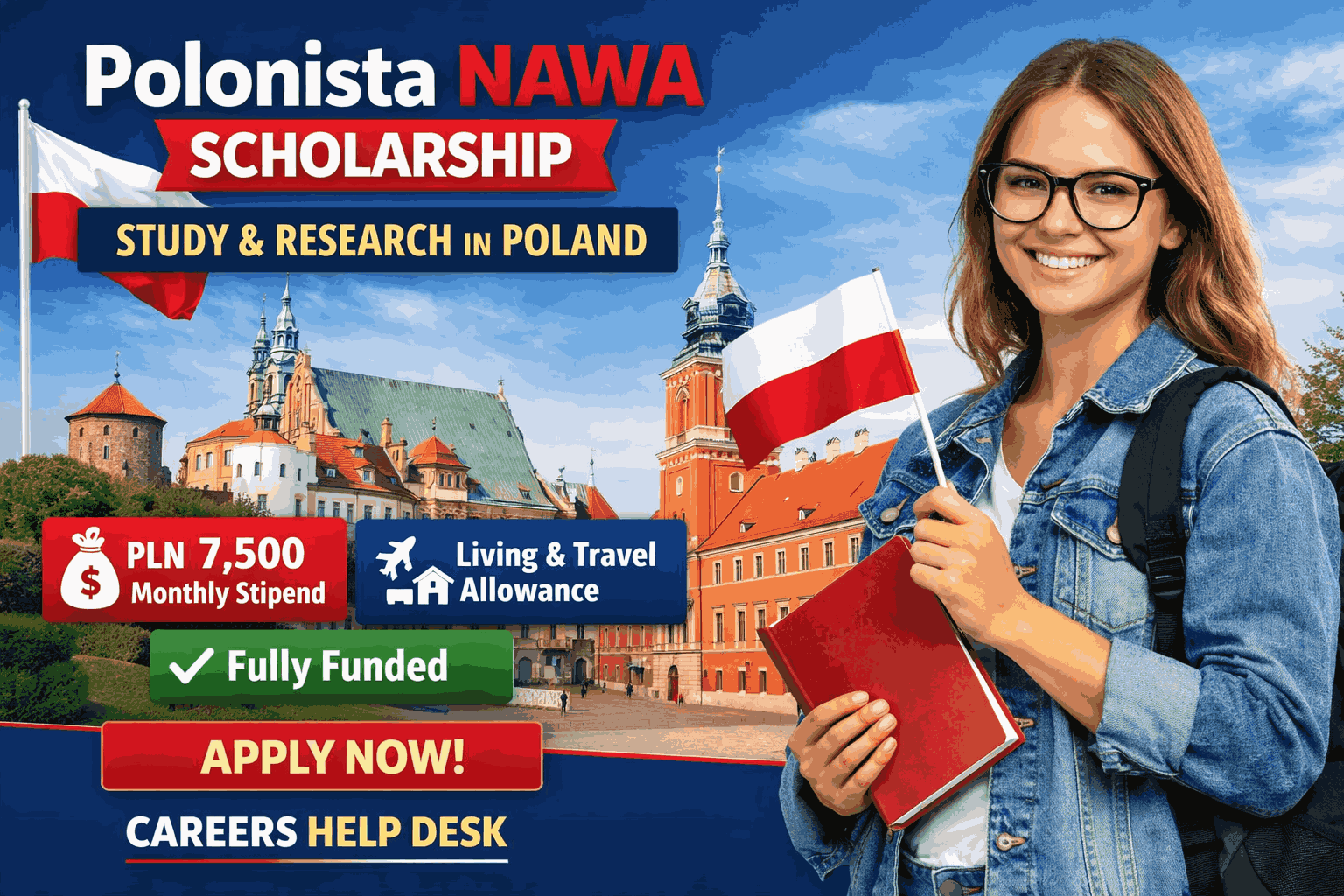 NAWA Poland Scholarships in Poland for International Studnets