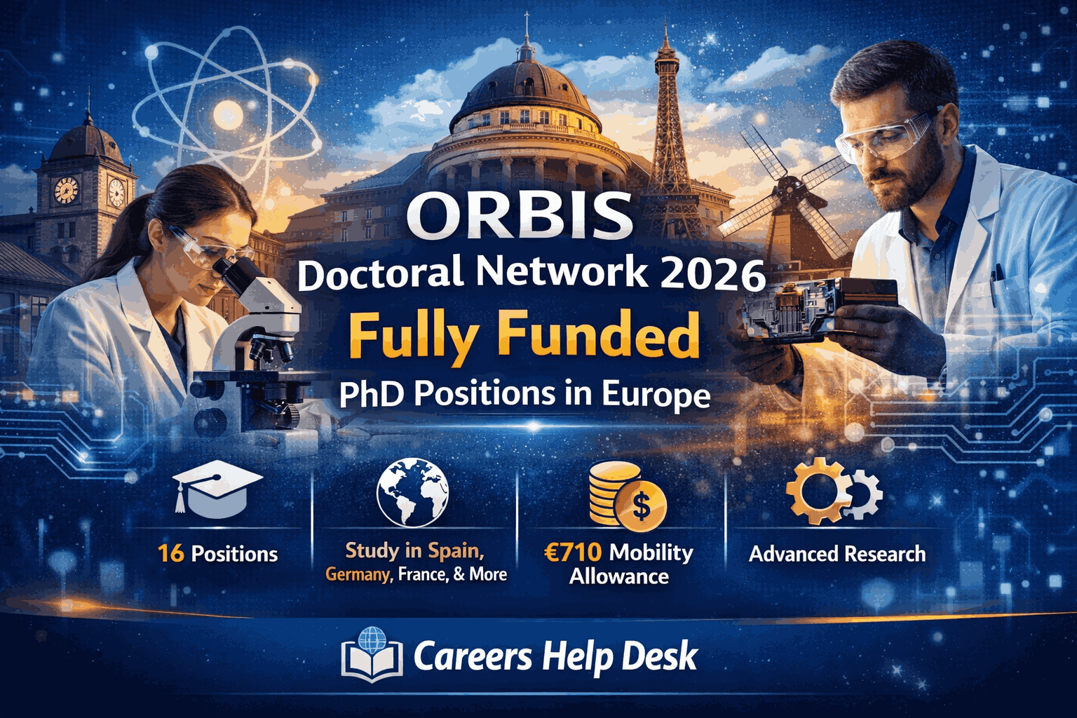 ORBIS European PhD Scholarships for International Students