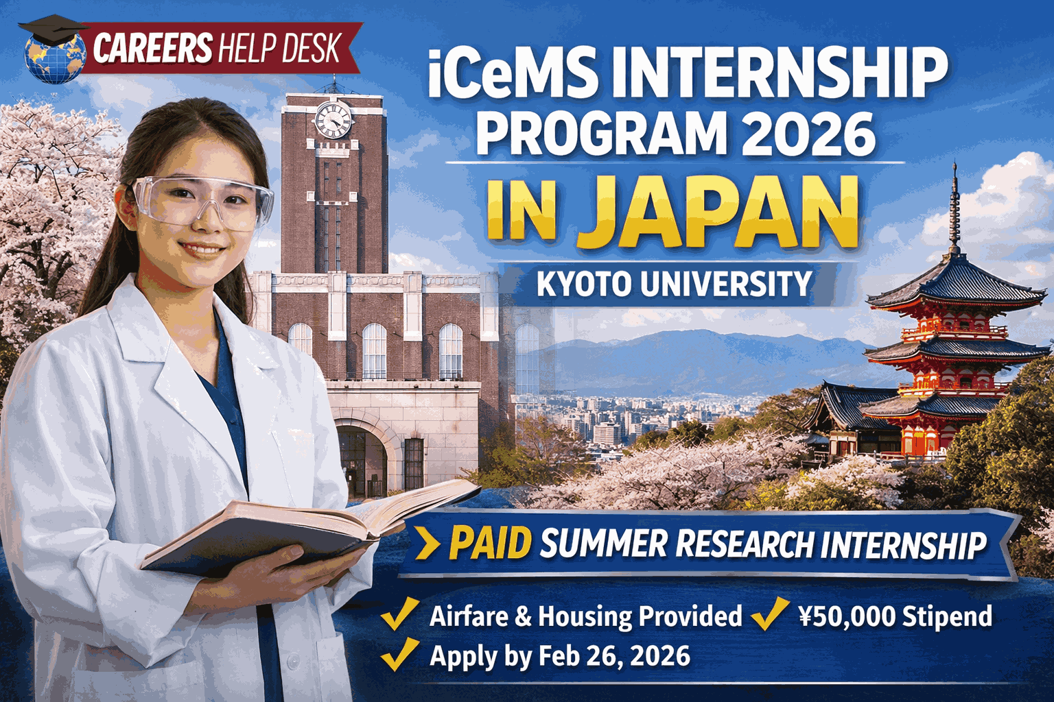 Research Internships in Japan (Fully Funded)