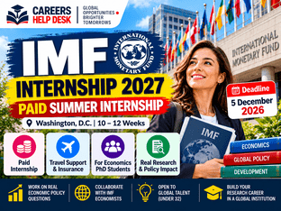 IMF Internship 2027 – Paid Summer Internship for Economics PhD Students
